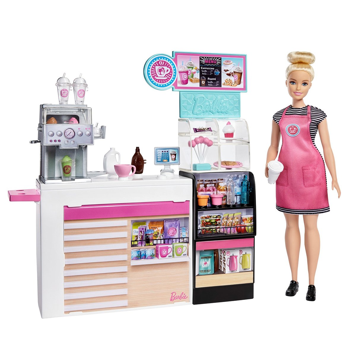 GMW03 Barbie'nin Kahve Dükkanı Oyun Seti
